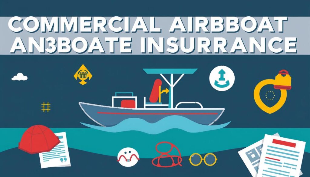 Image generation prompt for commercial airboat insurance