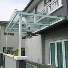 gambaran kanopi kaca tempered