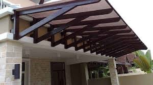 desain kanopi rumah samping minimalis